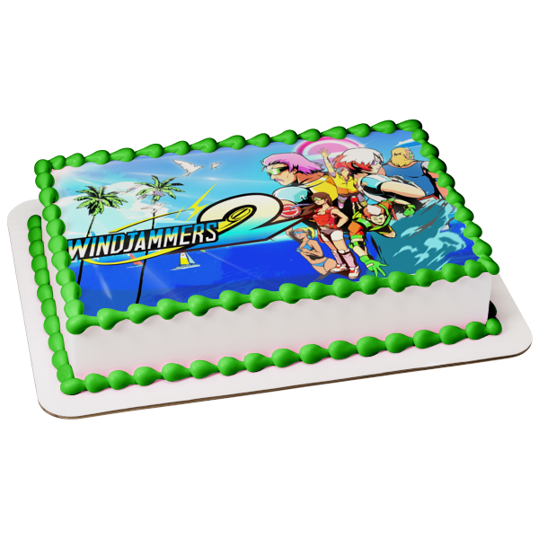 Windjammers 2 H. Max K. Wessel S. Delys L. Biaggi Edible Cake Topper Image ABPID55468