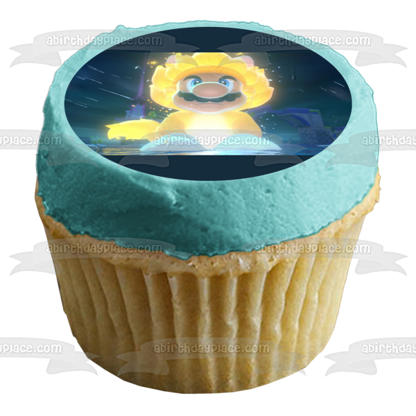 Imagen comestible para decoración de tarta de Super Mario 3D World ABPID55429 