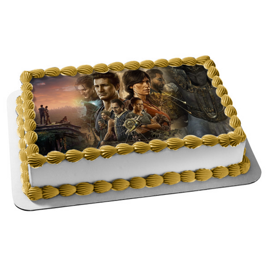 Uncharted: Legacy of Thieves Collection Chloe Nadine Edible Cake Topper Image ABPID55478