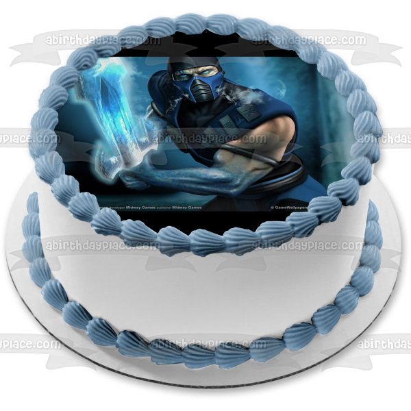 Imagen comestible para tarta de Mortal Kombat Sub-Zero Ice Sword ABPID08290 