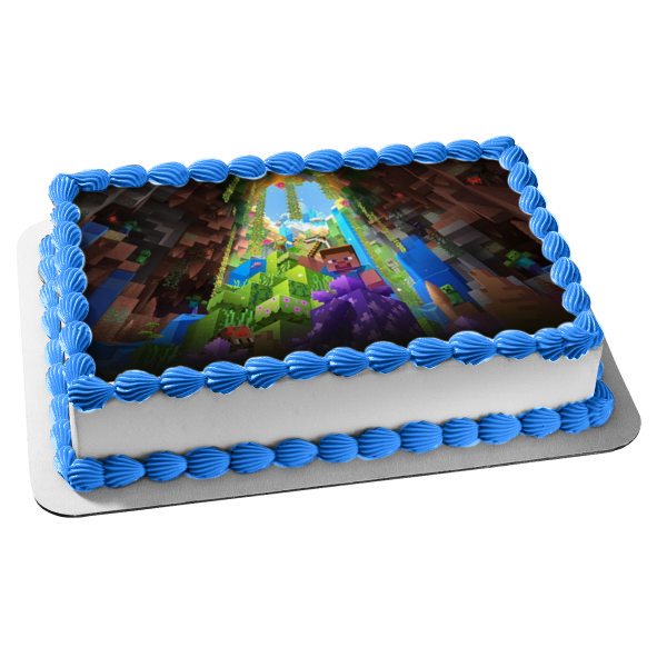 How to make a Minecraft Block Birthday Cake - HodgePodgeDays