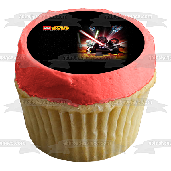 Imagen de decoración comestible para tarta con portada del videojuego LEGO Star Wars ABPID08296 