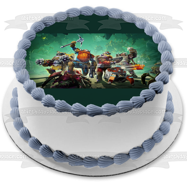 Deep Rock Galactic the Driller the Engineer the Gunner the Scout Edible Cake Topper Image ABPID55451