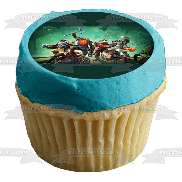 Deep Rock Galactic the Driller the Engineer the Gunner the Scout Edible Cake Topper Image ABPID55451