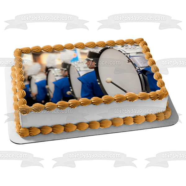 Marching Band Splatter Trumpet Drum Silhouettes Edible Cake Topper Image  ABPID55980 - Walmart.com