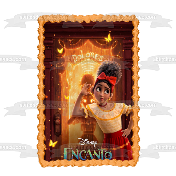 Imagen comestible para decoración de tarta Disney Encanto Dolores ABPID55516 