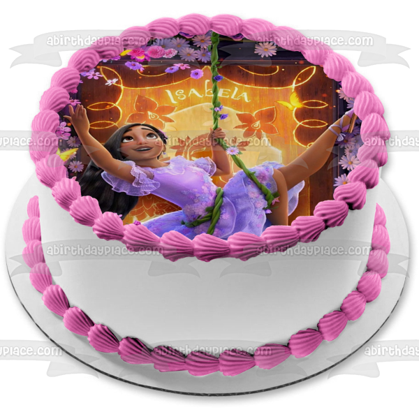 Disney Encanto Isabela Edible Cake Topper Image ABPID55517