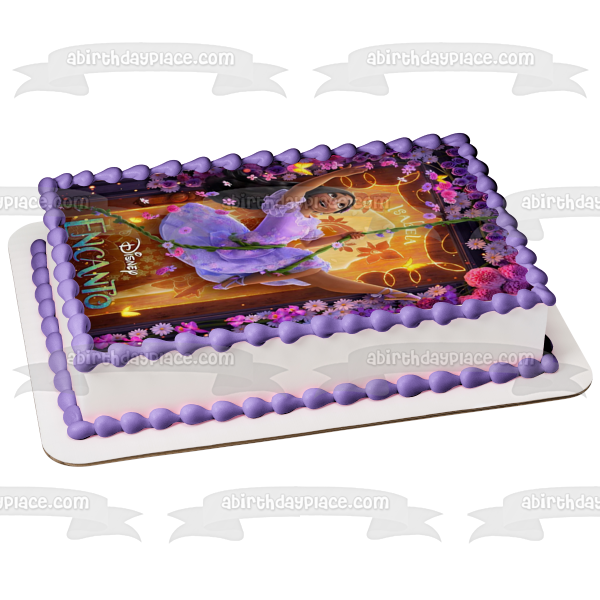 Disney Encanto Isabela Edible Cake Topper Image ABPID55517