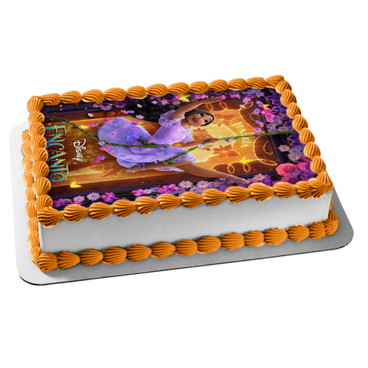 Adorno comestible para tarta Disney Encanto Isabela Imagen ABPID55517 