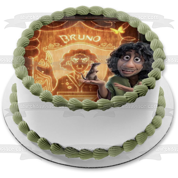 Adorno comestible para tarta Disney Encanto Bruno, imagen ABPID55513 