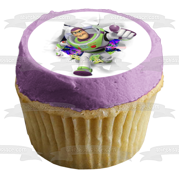 Toy Story Buzz Lightyear Space Ranger - Decoración comestible para tarta, imagen ABPID08447 