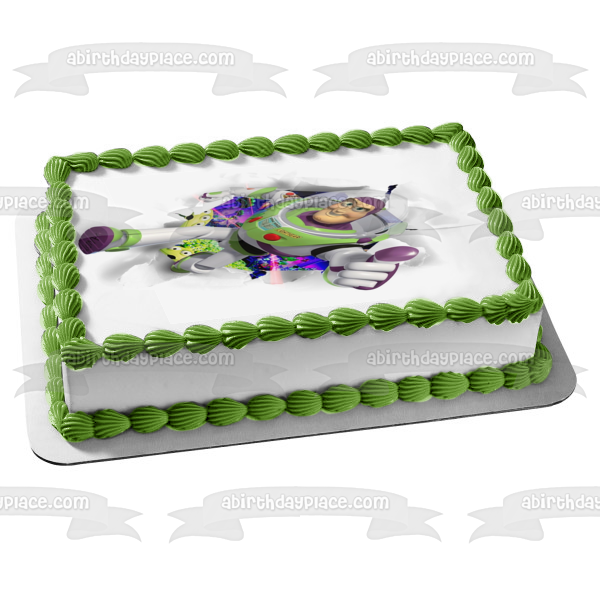 Toy Story Buzz Lightyear Space Ranger - Decoración comestible para tarta, imagen ABPID08447 