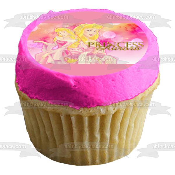 Imagen comestible para tarta comestible de la princesa Aurora de la Bella Durmiente de Disney ABPID08336 