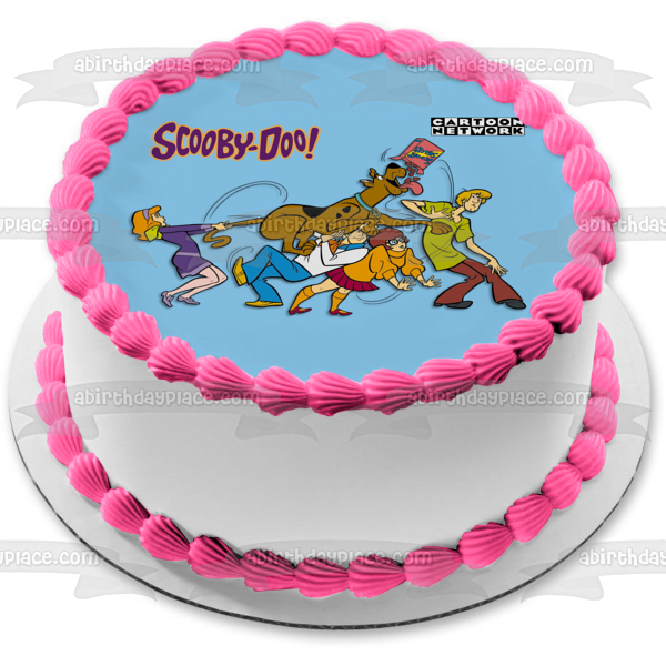 Scooby-Doo Shaggy Velma Fred Daphne Scooby Snacks Edible Cake Topper Image ABPID08341