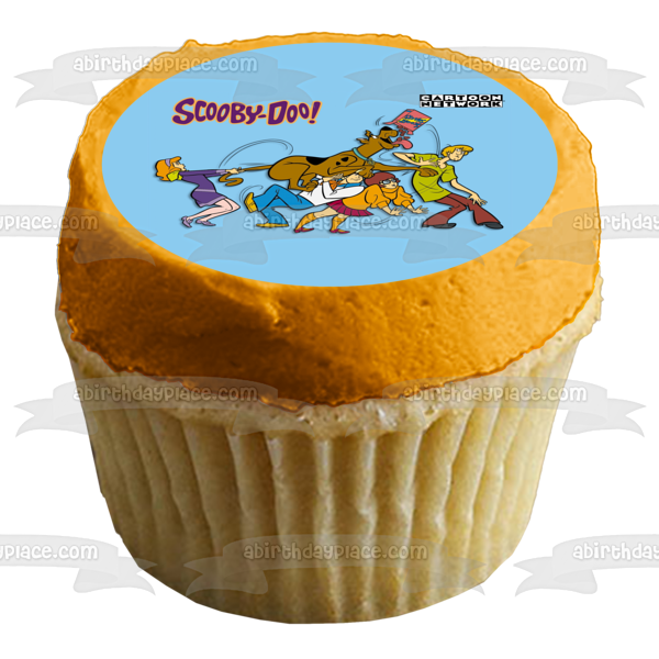 Scooby-Doo Shaggy Velma Fred Daphne Scooby Snacks Edible Cake Topper Image ABPID08341