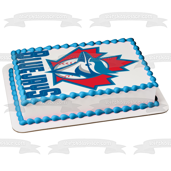 Toronto Blue Jays Logo MLB Major League Baseball Equipo de béisbol canadiense Imagen comestible para tarta ABPID08350 