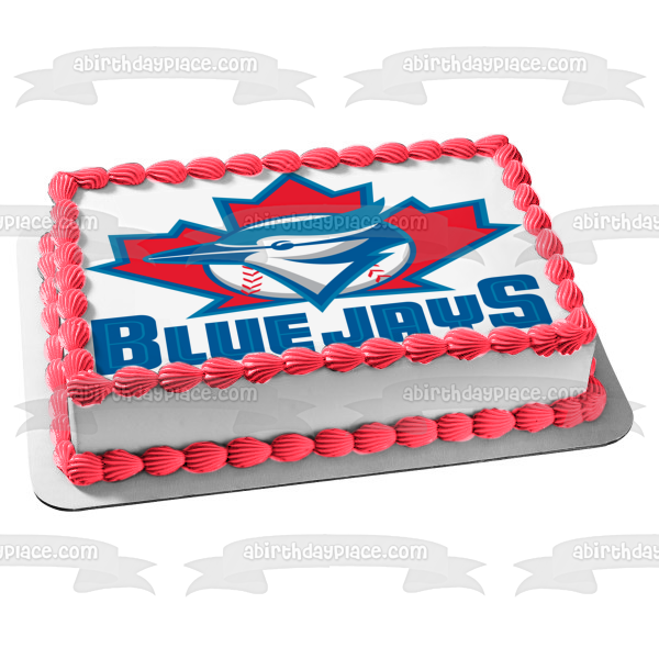 Toronto Blue Jays Logo MLB Major League Baseball Equipo de béisbol canadiense Imagen comestible para tarta ABPID08350 