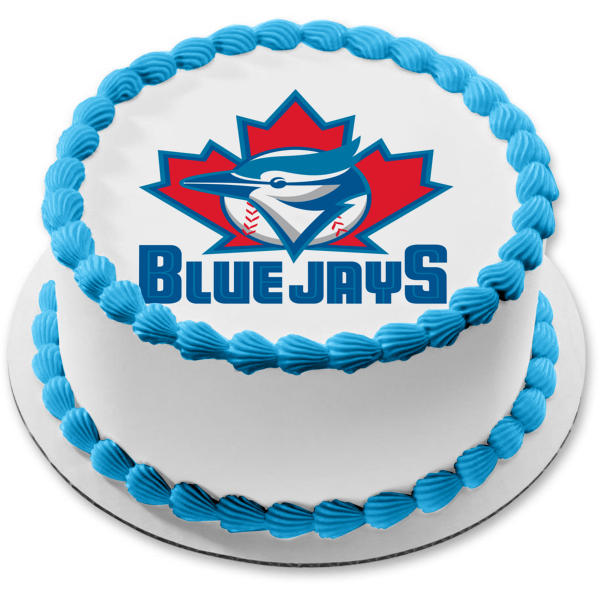 Toronto Blue Jays Logo MLB Major League Baseball Equipo de béisbol canadiense Imagen comestible para tarta ABPID08350 