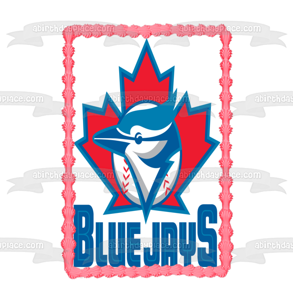 Toronto Blue Jays Logo MLB Major League Baseball Equipo de béisbol canadiense Imagen comestible para tarta ABPID08350 