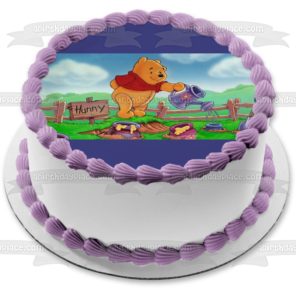 Disney Winnie the Pooh Honey Pots Regadera Imagen comestible para decoración de tarta ABPID08357 