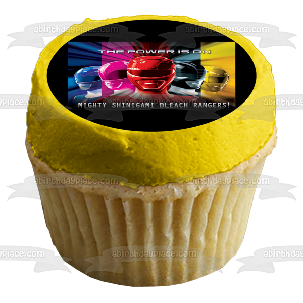 Power Rangers Mighty Morphin Red Ranger Jason Black Ranger Zack Adorno comestible para tarta imagen ABPID08359 