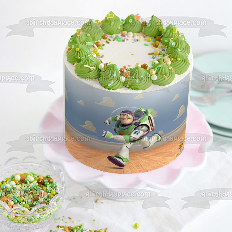 Toy Story 3 Buzz Lightyear - Adorno comestible para tarta, imagen ABPID08490 