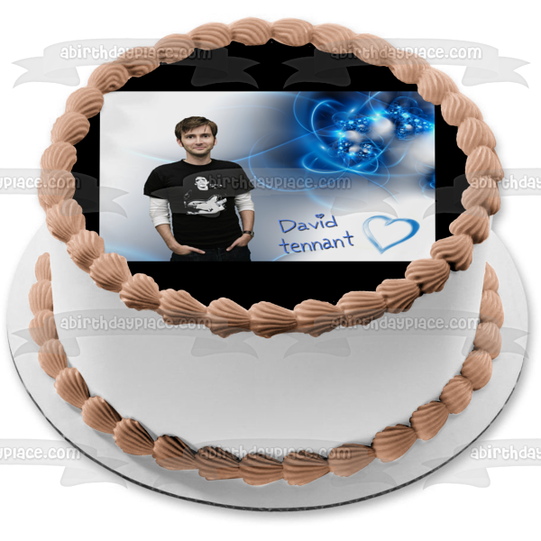 Doctor Who the Tenth Doctor David Tennant Edible Cake Topper Image ABPID08513