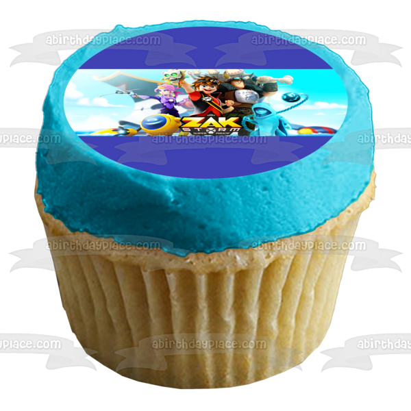 Zak Storm Super Pirata Calabrass Cece Clovis Caramba Decoración comestible para tarta Imagen ABPID08682 