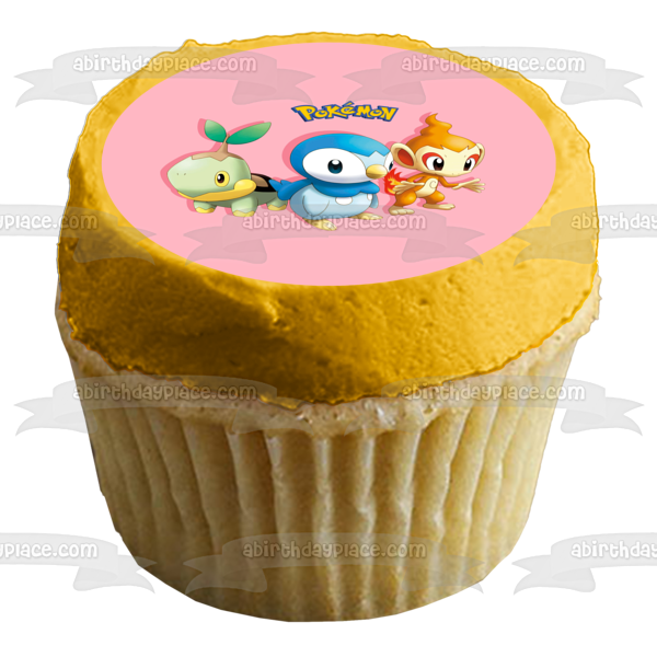 Pokemon Piplup Turtwig Chimchar Edible Cake Topper Image ABPID08829