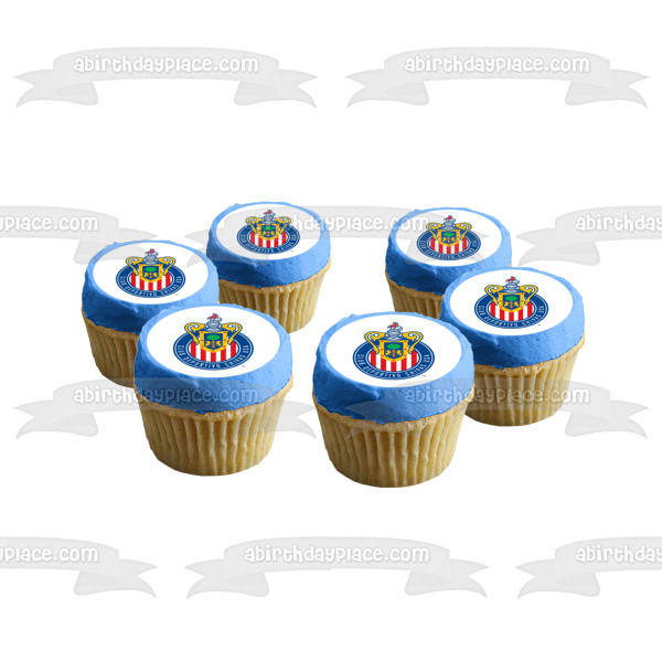 Club Deportivo Chivas USA Logo American Professional Soccer Club Carson California Los Angeles Edible Cake Topper Imagen ABPID09032 