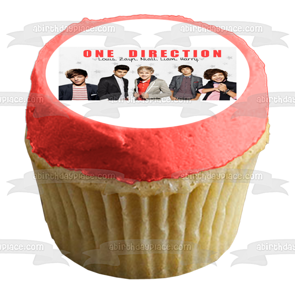 One Direction Louis Zayn Niall Liam Harry Edible Cake Topper Image ABPID08907