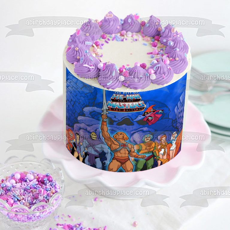 Lo mejor de He-Man y los Maestros del Universo Imagen comestible para decoración de tarta ABPID09096 