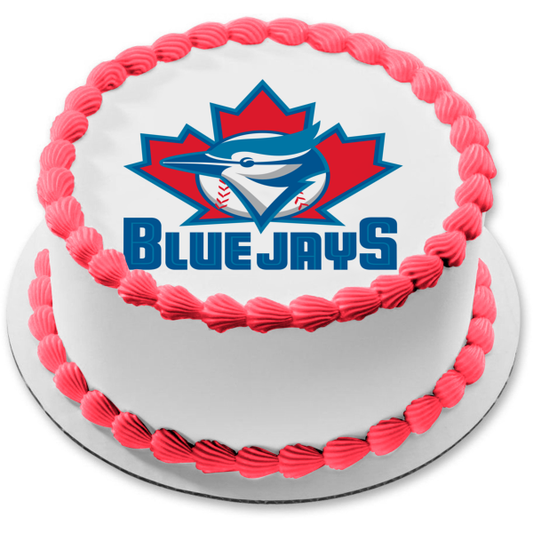 Toronto Blue Jays Logo Equipo Canadiense de Béisbol Profesional Toronto Ontario Imagen comestible para tarta ABPID09100 