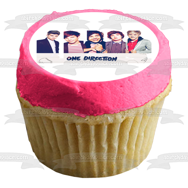 Imagen comestible para tarta de One Direction Louis Zayn Niall Liam Harry ABPID08989 