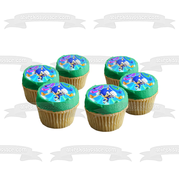 Sonic Colors Wisps Edible Cake Topper Image ABPID55536