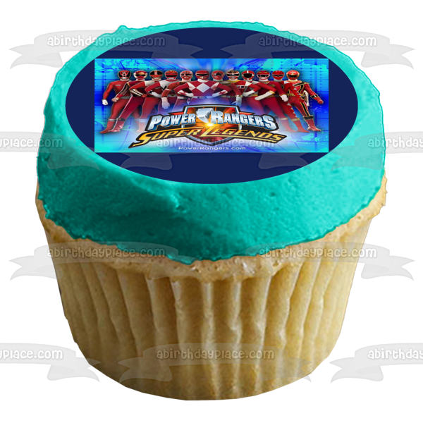 Imagen de decoración comestible para tarta Power Rangers Super Legends ABPID09153 