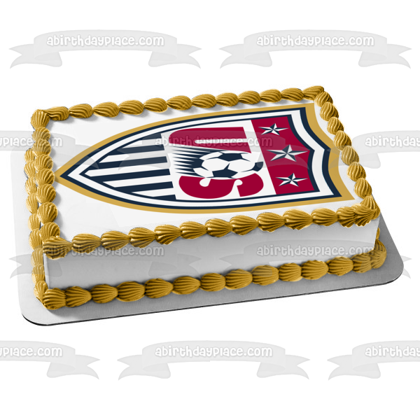 Imagen comestible para tarta con logotipo de la Federación de Fútbol de Estados Unidos ABPID09779 