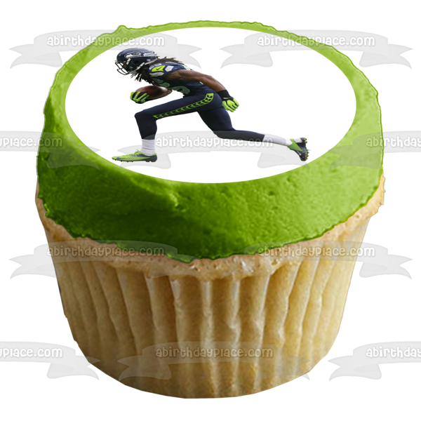 Imagen comestible para tarta de Richard Sherman de la NFL de los Seattle Seahawks ABPID09788 