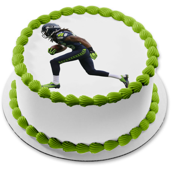 Imagen comestible para tarta de Richard Sherman de la NFL de los Seattle Seahawks ABPID09788 