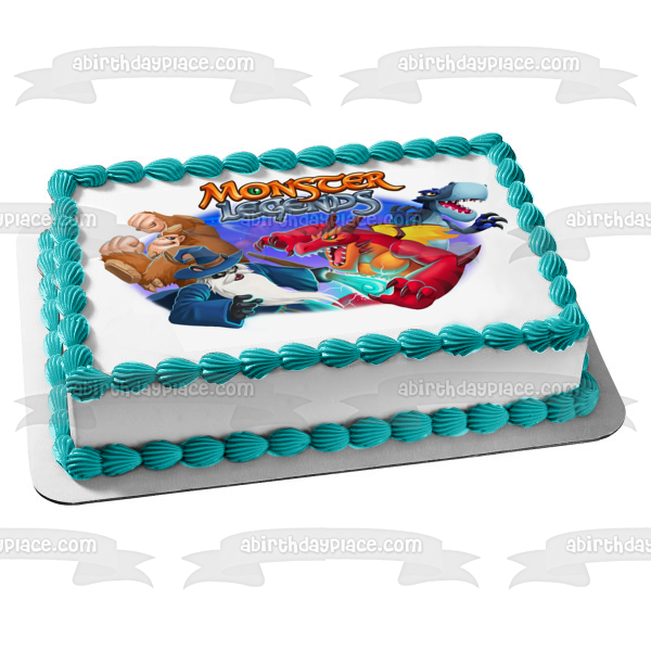 Monster Legends Various Characters Edible Cake Topper Image ABPID09793