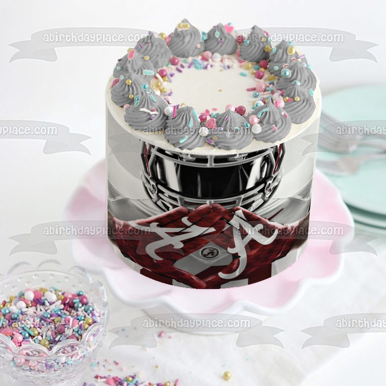 Imagen comestible para tarta de Alabama Crimson Tide Football NCAA ABPID09875 