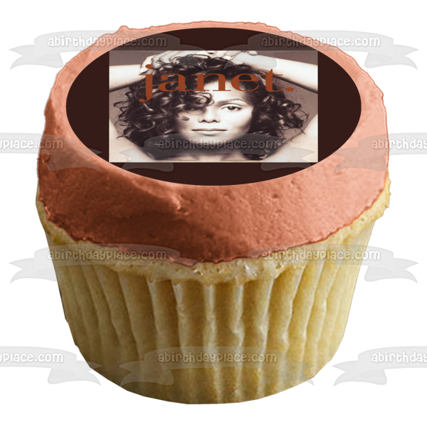 Imagen comestible para tarta de cantante de música Janet Jackson ABPID09919 