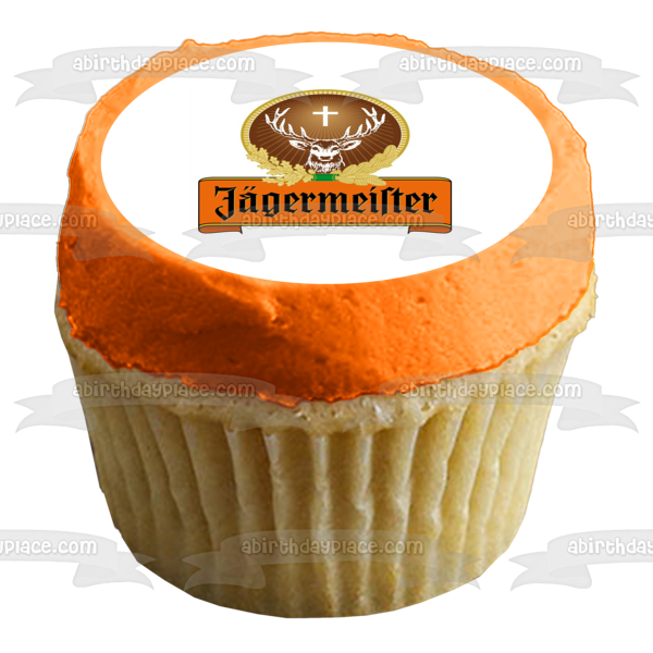 Jagermeister Logo Edible Cake Topper Image ABPID10038