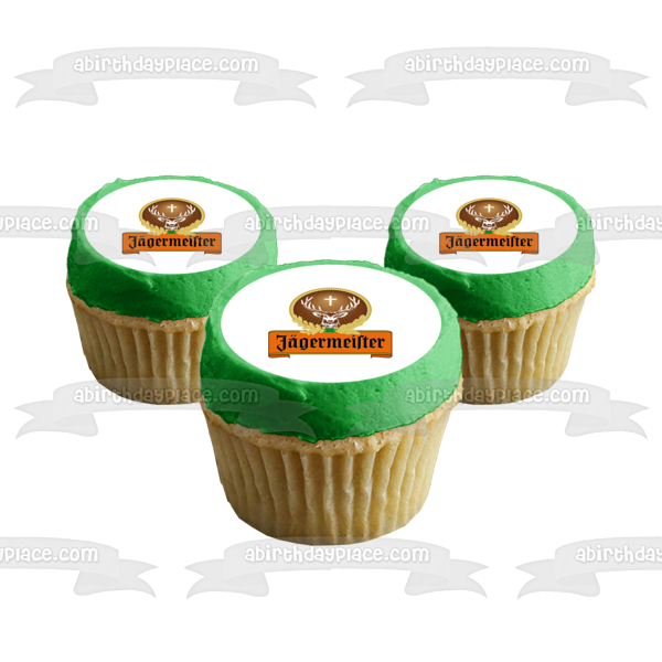 Jagermeister Logo Edible Cake Topper Image ABPID10038