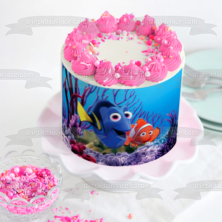 Disney Pixar Buscando a Nemo Dory comestible decoración para tarta imagen ABPID09249 