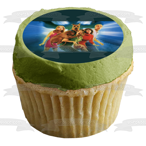 Imagen de adorno comestible para tarta de la serie de televisión animada estadounidense Scooby-Doo ABPID09255 