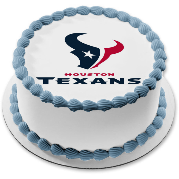 Imagen comestible para tarta con logotipo de los Houston Texans de la NFL ABPID10214 