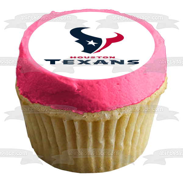 Imagen comestible para tarta con logotipo de los Houston Texans de la NFL ABPID10214 