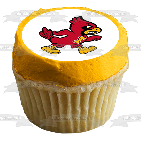 Iowa State Cyclones Logo NCAA Edible Cake Topper Image ABPID10334