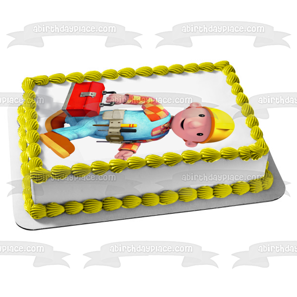 Bob the Builder Edible Cake Topper Image ABPID10582 – A Birthday Place